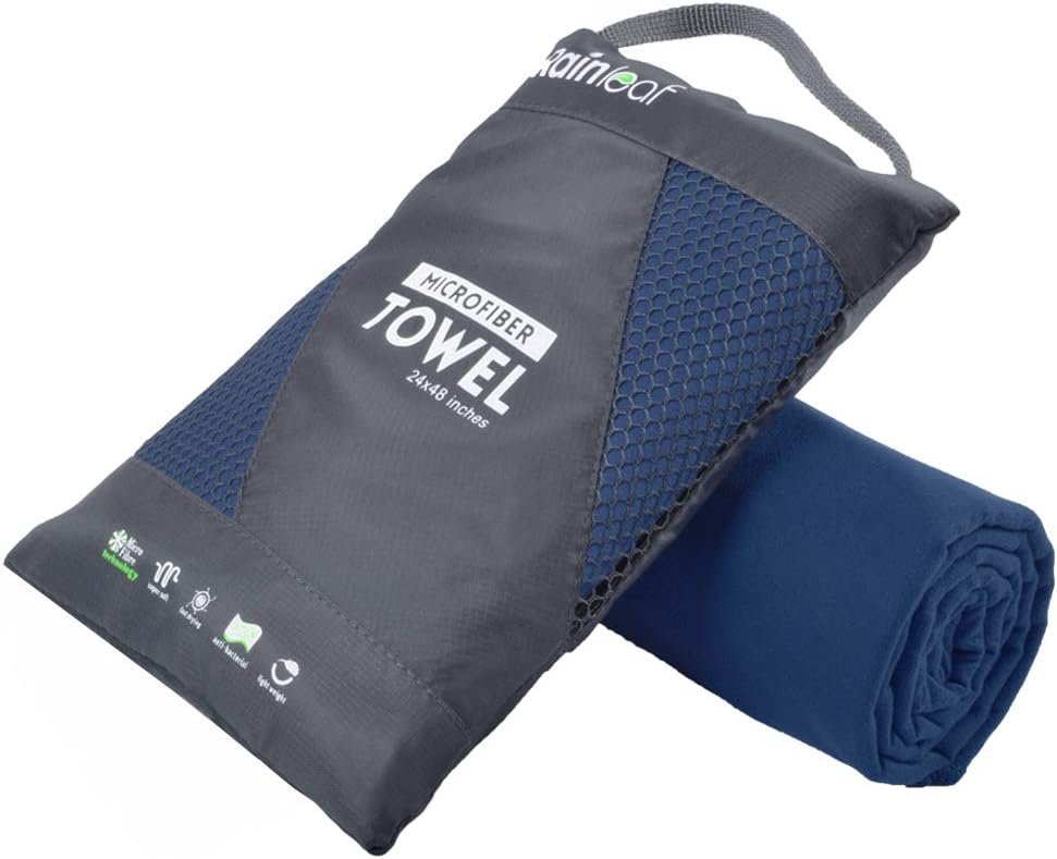Rainleaf Microfiber Towel Perfect Travel & Gym & C...
