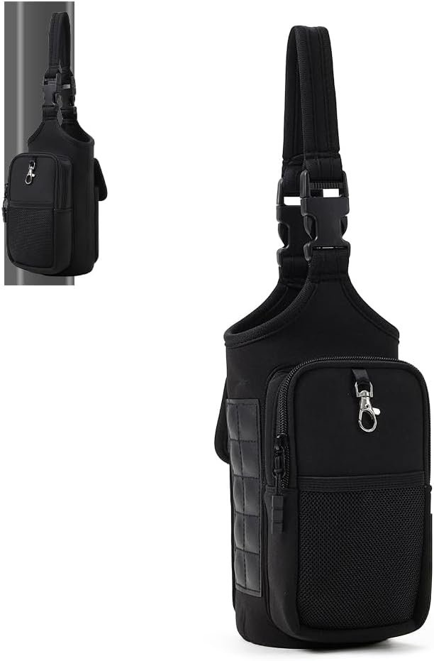 VAKAER Magnetic Gym Bag, Water Bottle Carrier Holder with Ph...
