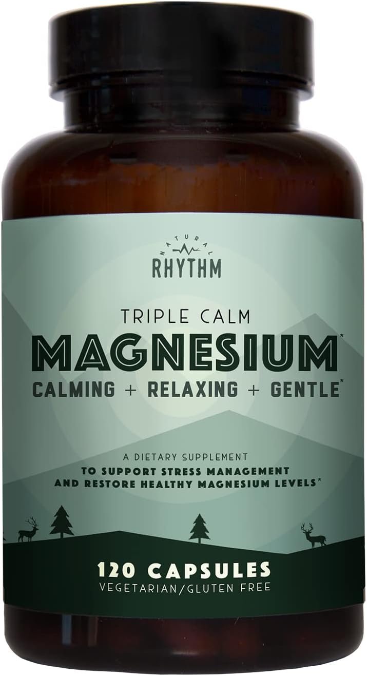 Natural Rhythm Triple Calm Magnesium 150 mg – 120 Caps...