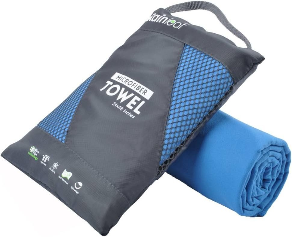 Rainleaf Microfiber Towel Perfect Travel & Gym & C...