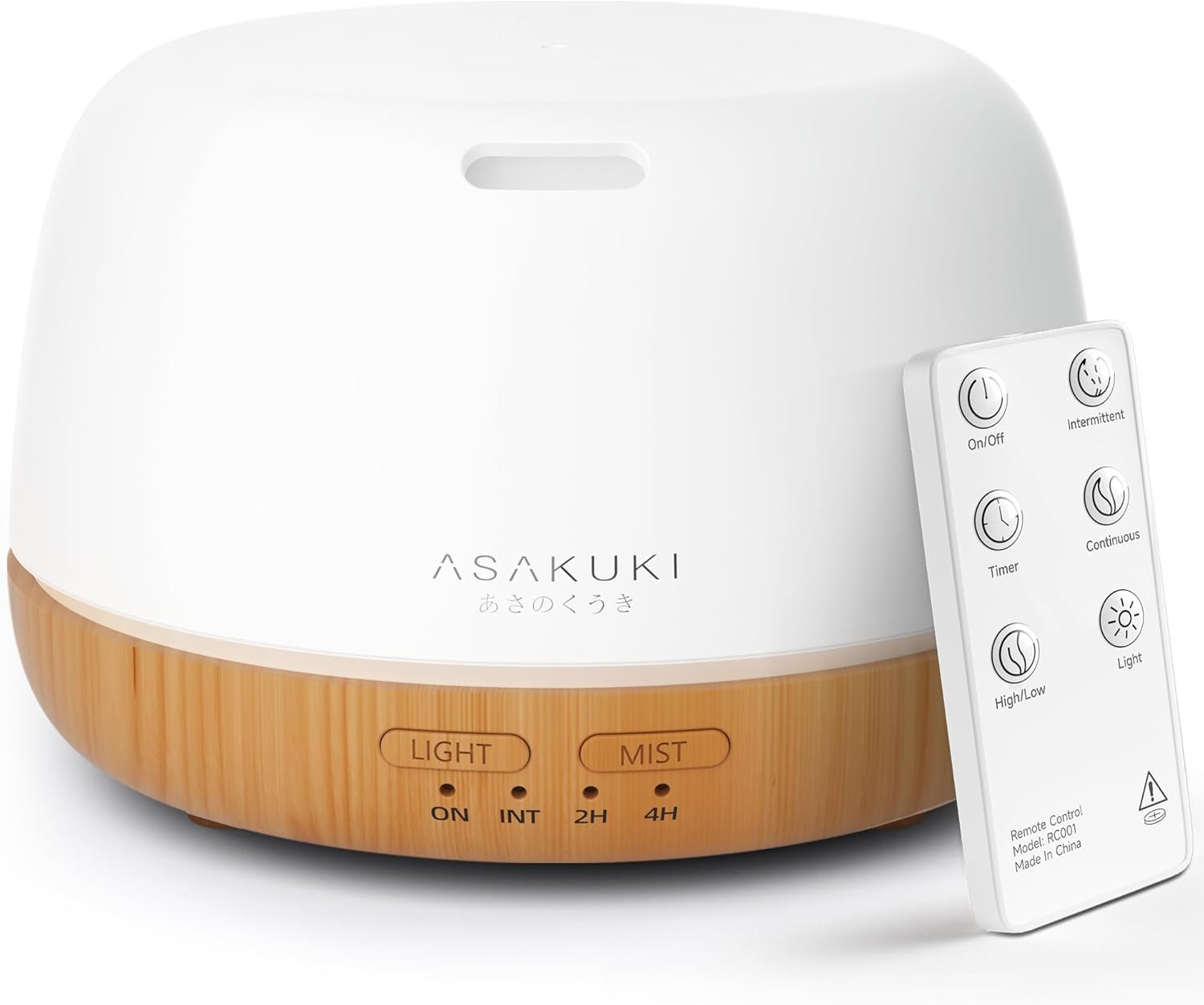 ASAKUKI Essential Oil Diffuser, 300ml Ultrasonic Aromatherap...