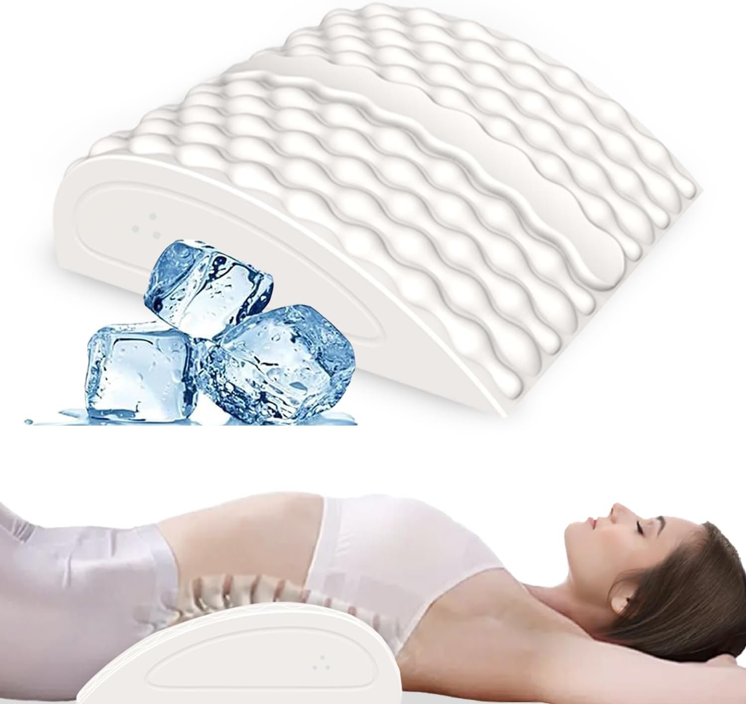 Hot & Cold Therapy Sciatica Pain Relief Pillow, Ice Mas...