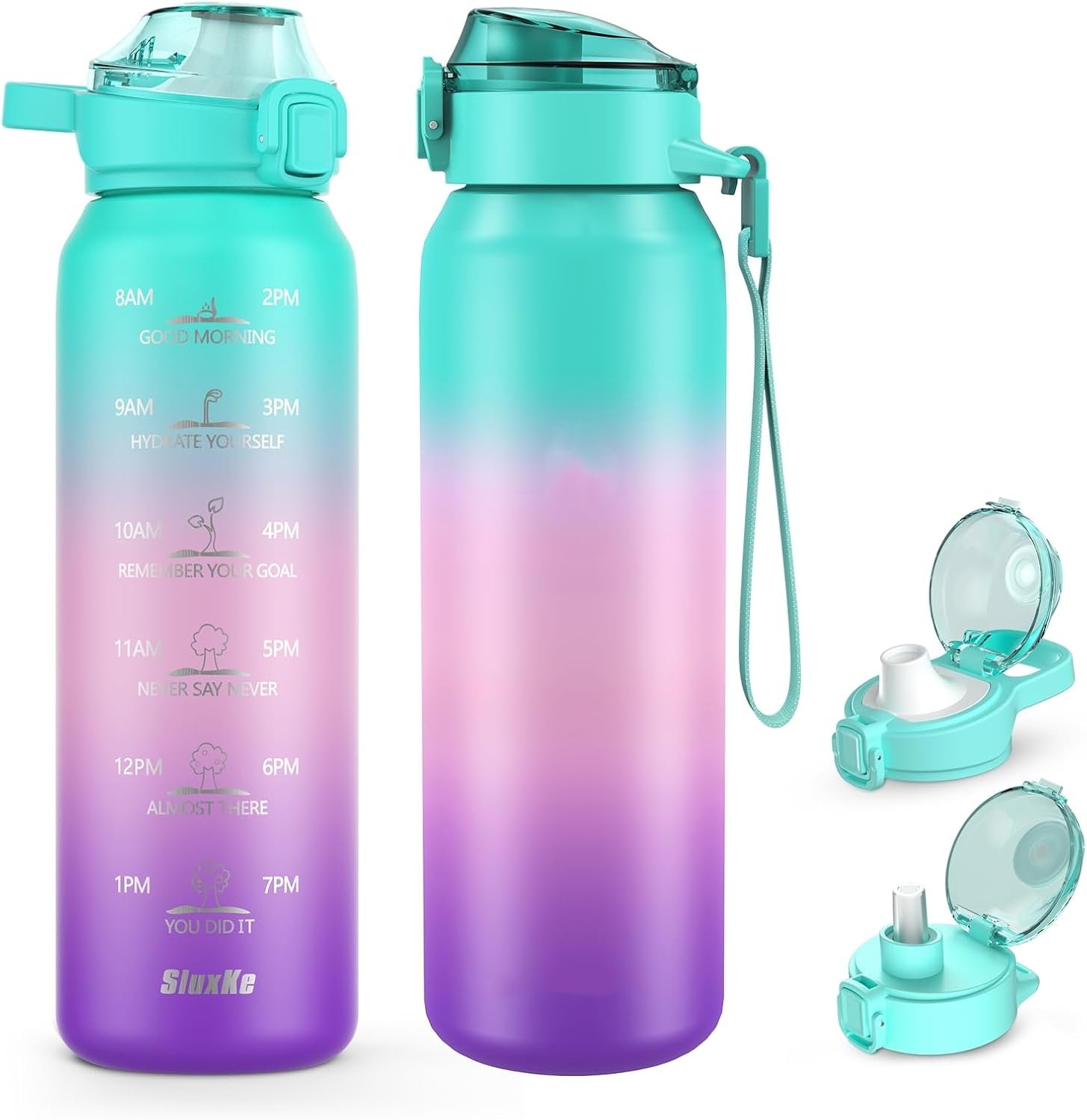 32oz Insulated Water Bottle with handle BPA Free, 316 Stainl...
