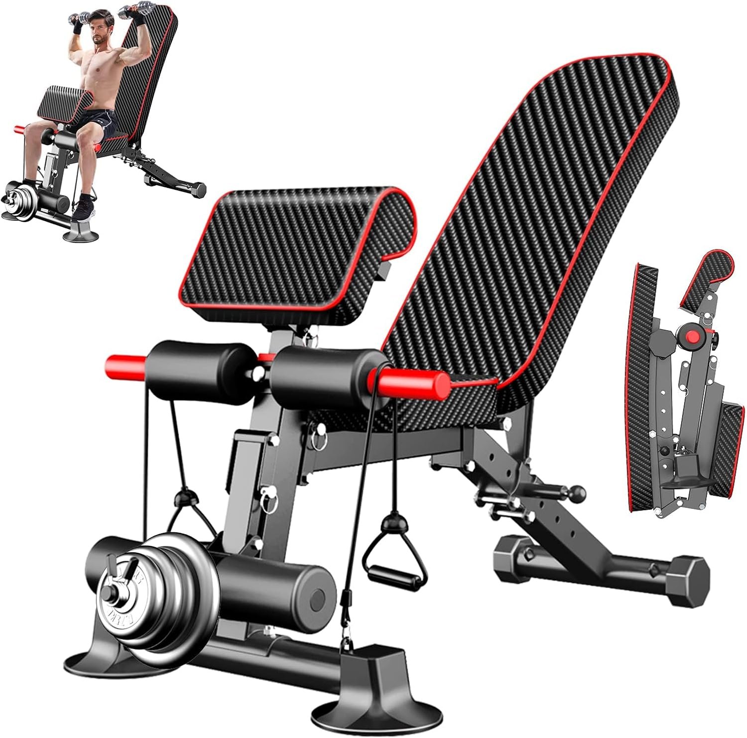 Adjustable Weight Bench – Utility workout Benches for ...