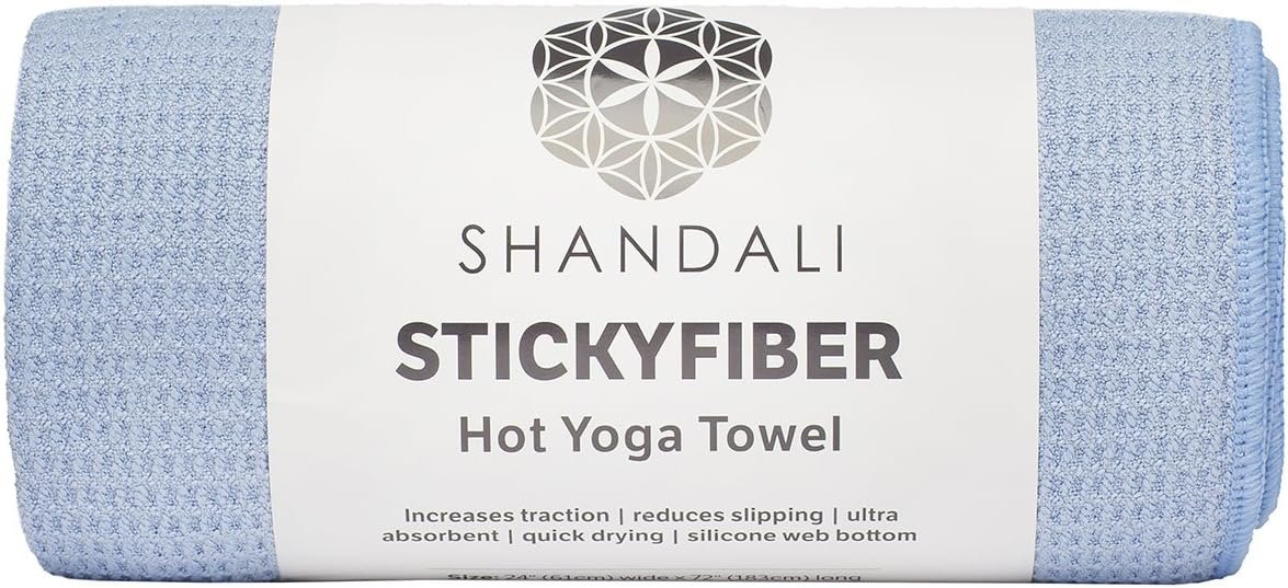 Shandali Hot Yoga Towel – Mat-Sized, Microfiber, Super...