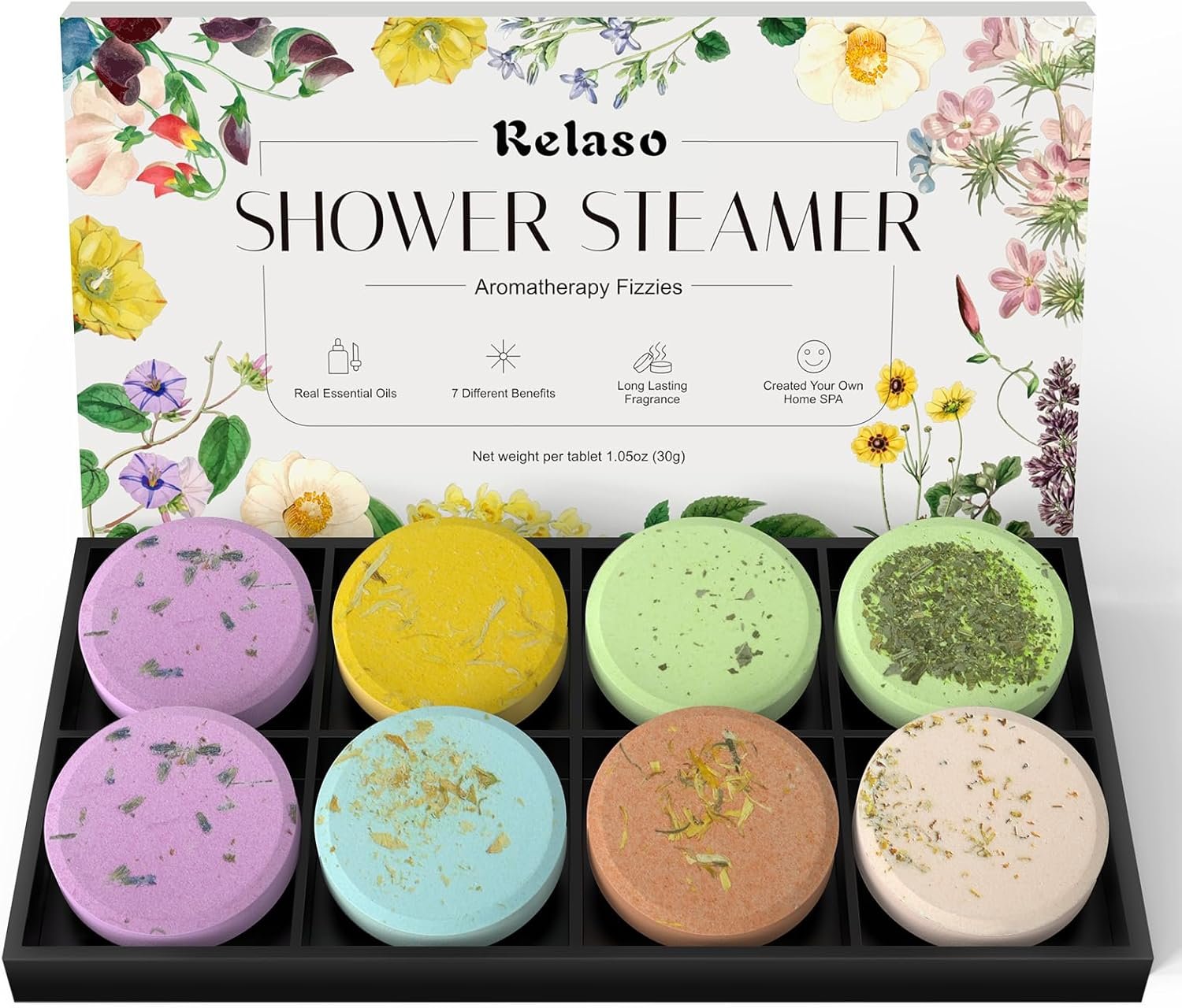 Shower Steamers Aromatherapy 8 Pack, Birthday Gifts for Wome...