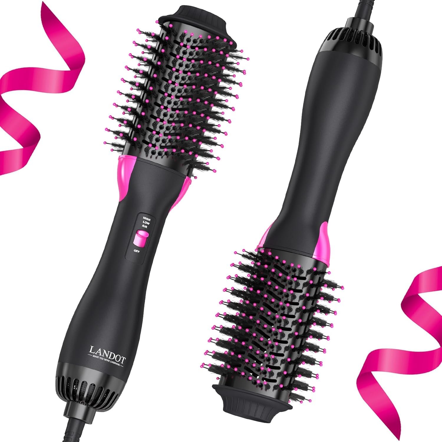 Hair Dryer Brush Blow Out Brush – Hot Air Styler and V...