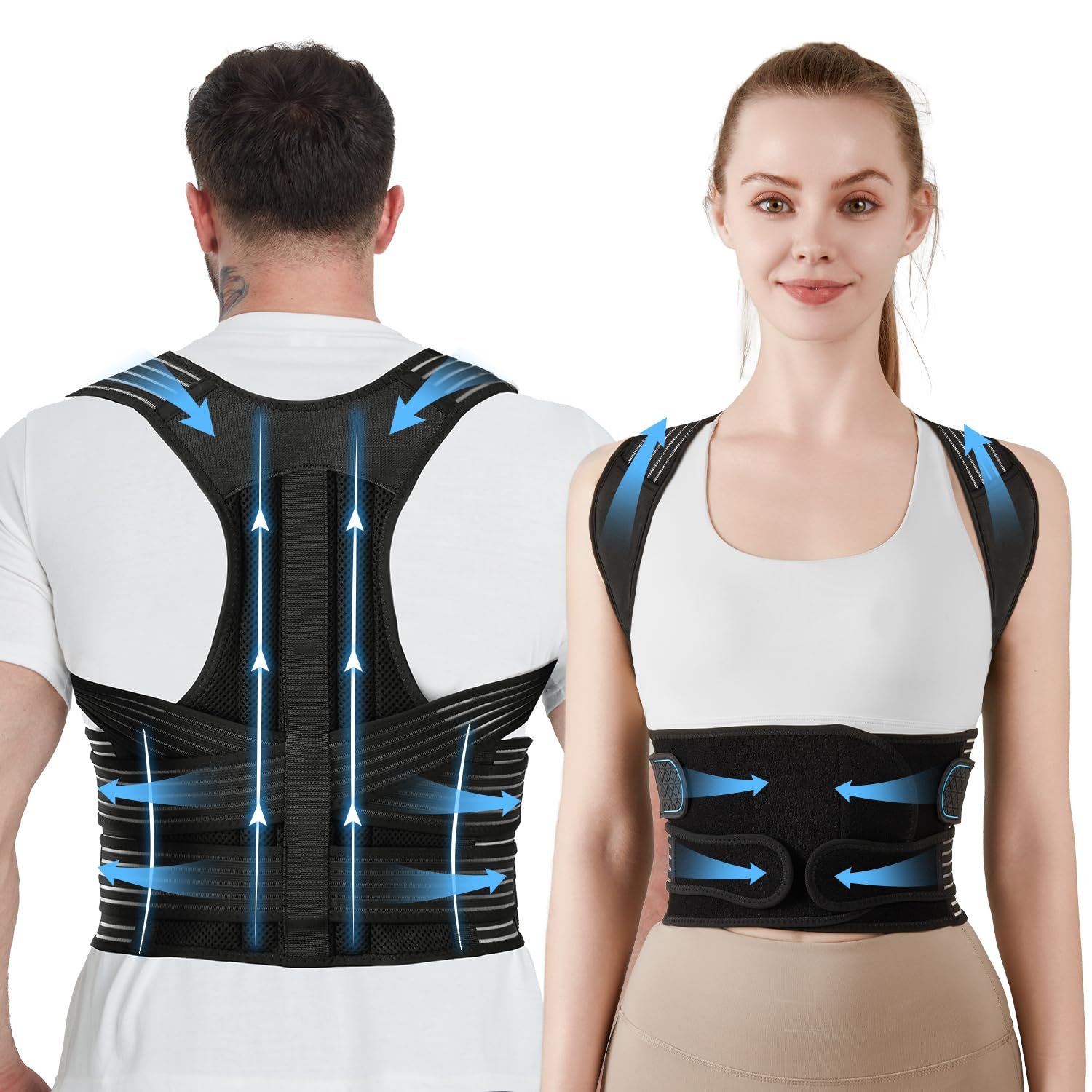 Posture Corrector for Women and Men, Back Support Brace for ...