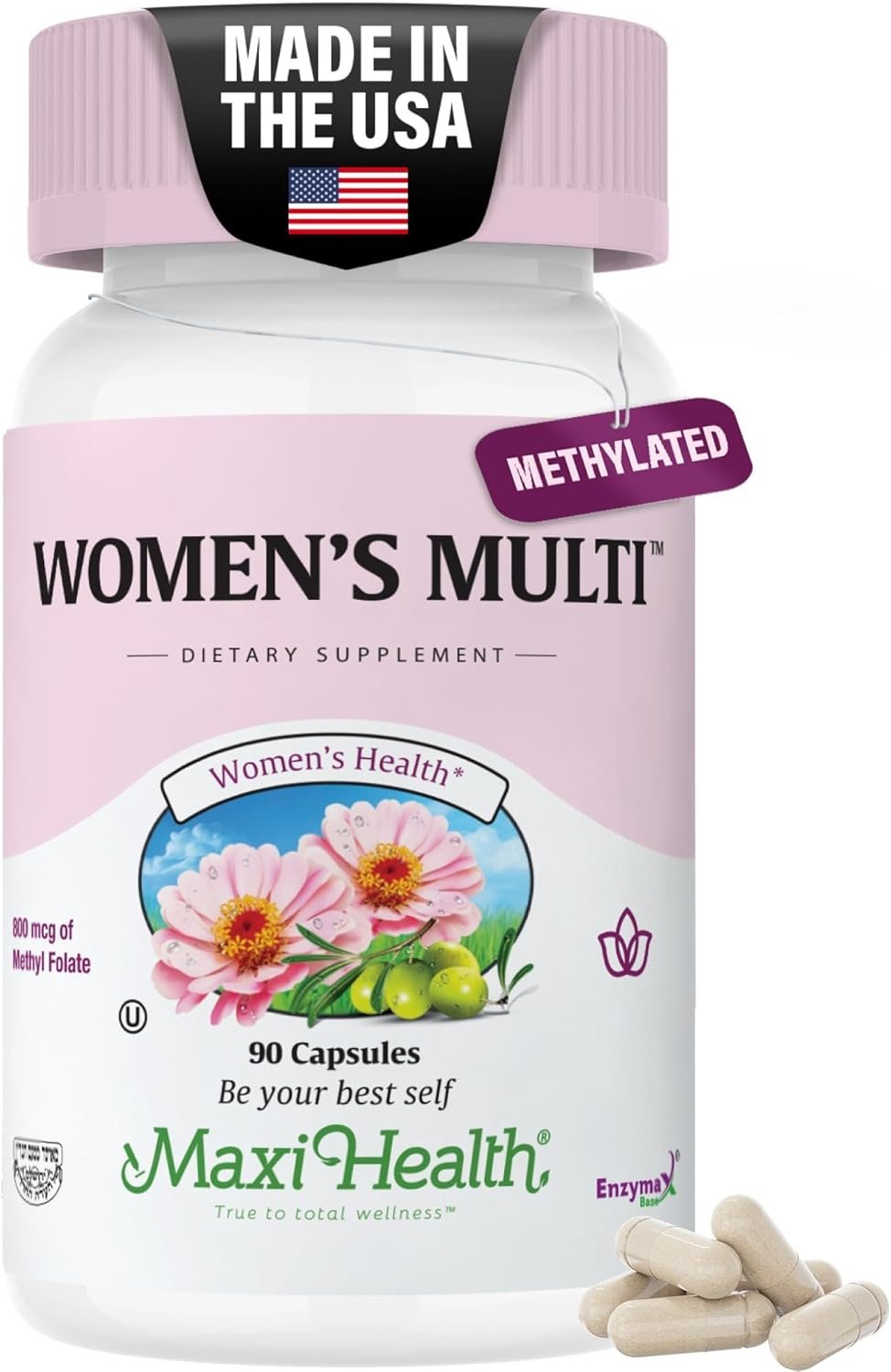 Womens Multivitamin – Methylated Multivitamin for Women wi...