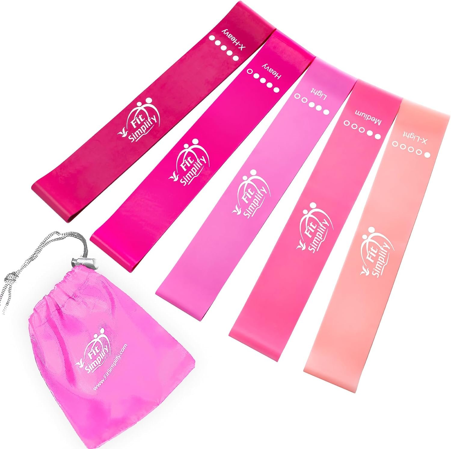 Fit Simplify Resistance Loop Exercise Bands with Instruction...
