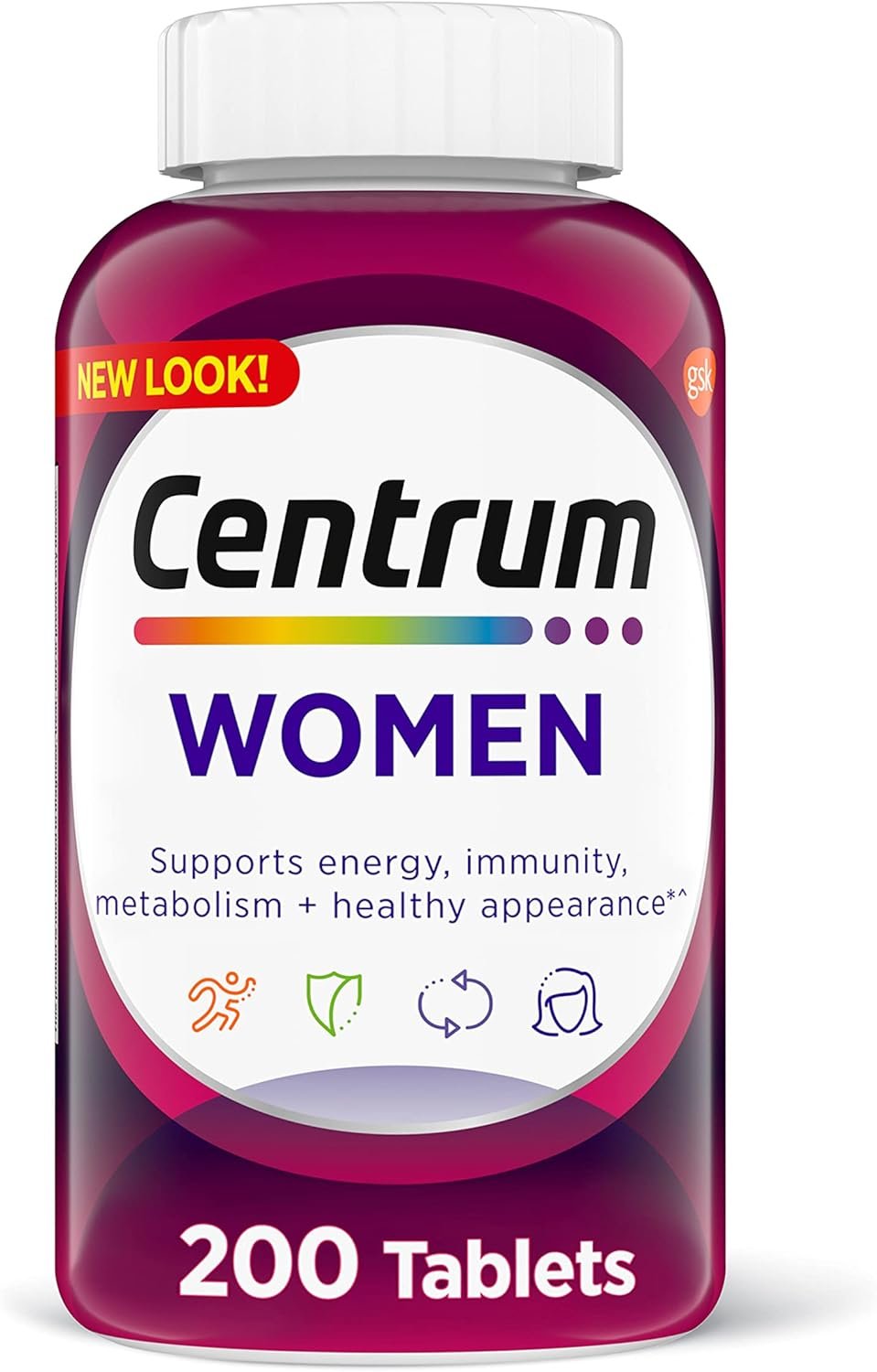 Centrum Multivitamin Tablet for Women, Multivitamin/Multimin...