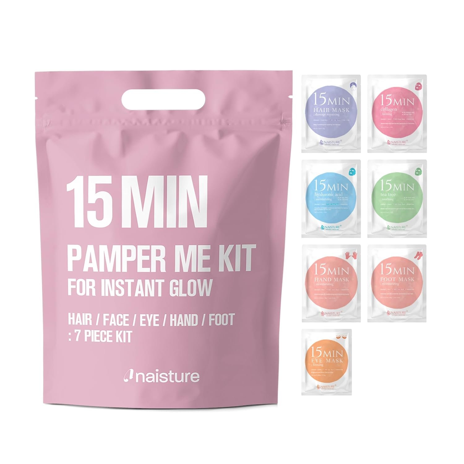 15 Min Pamper Me Kit by Naisture – Korean Spa and Skincare...