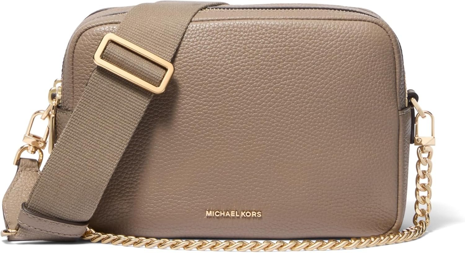Michael Kors Bryant Medium Double Zip Chain Camera Crossbody...