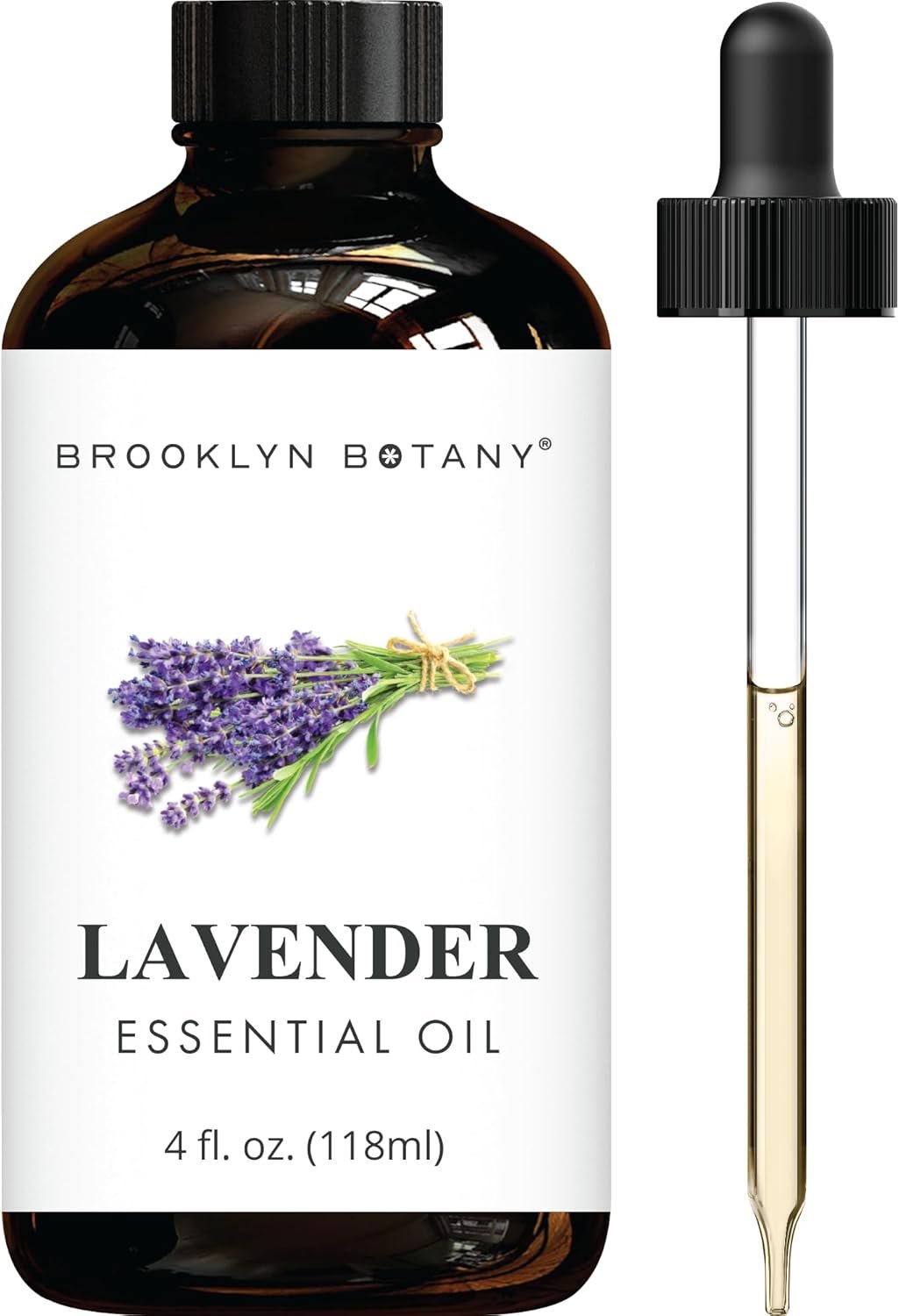 Brooklyn Botany Lavender Essential Oil – Huge 4 Fl Oz ...