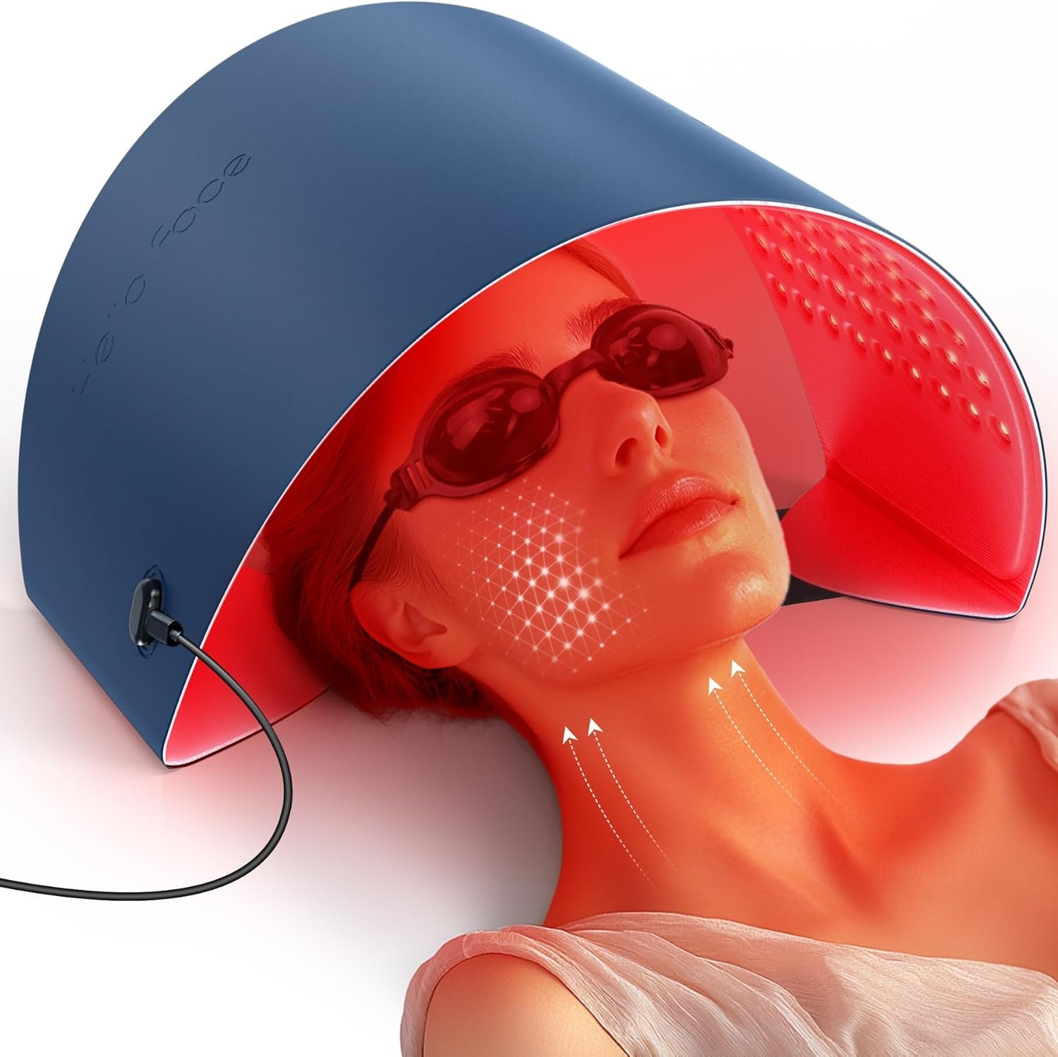 Red Light Therapy for Face and Neck, 720 LED Infrared Light ...