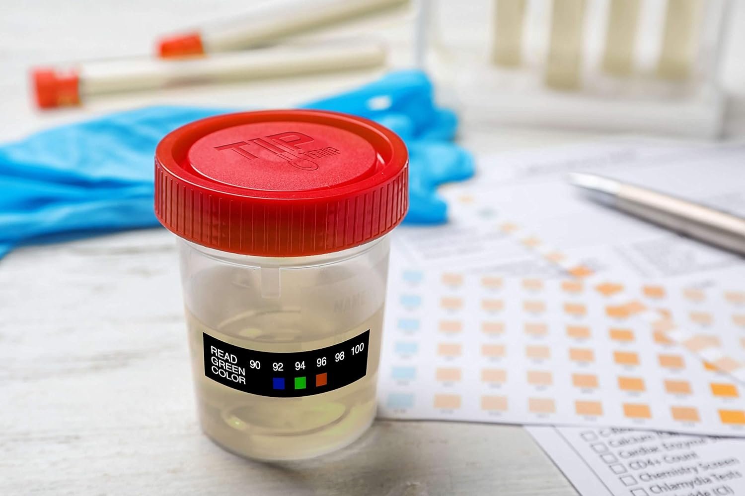 Urine Temperature Strip, Temperature Label for Drug Screenin...