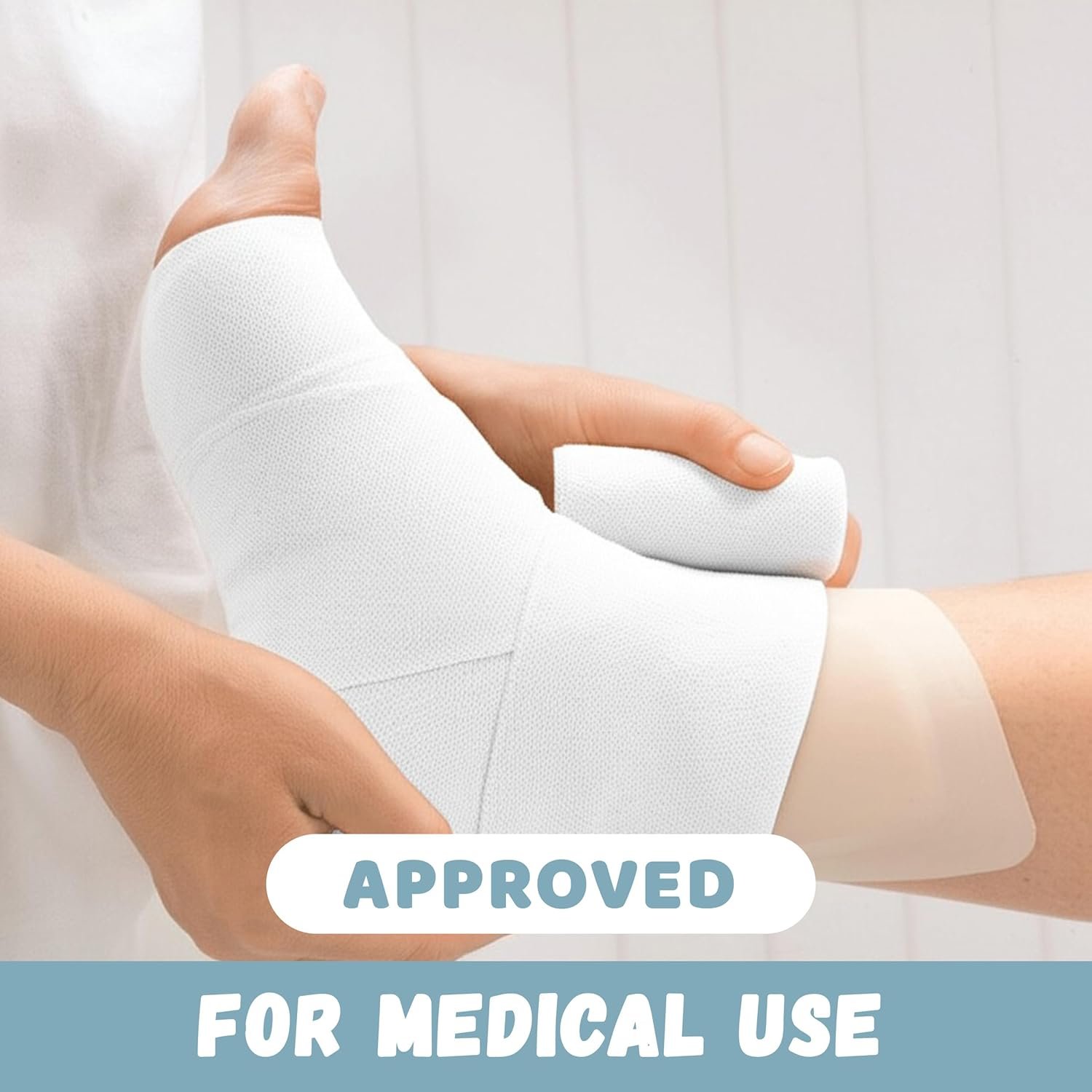 Elastic Bandage Wrap Set – 2 Pack (3” & 4”) Multi...