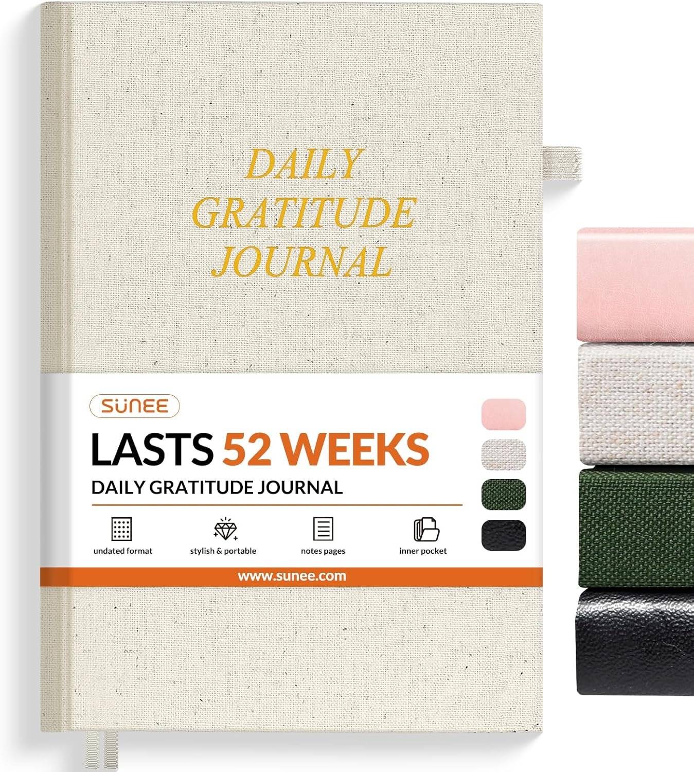 SUNEE Daily Gratitude Journal – 52 Weeks Simple 5 Minute J...