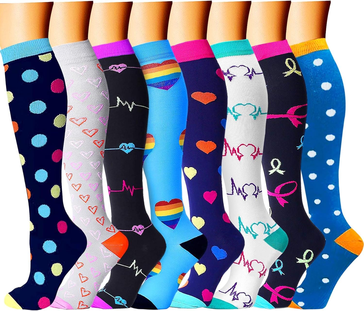 CHARMKING Compression Socks for Women & Men Circulation...