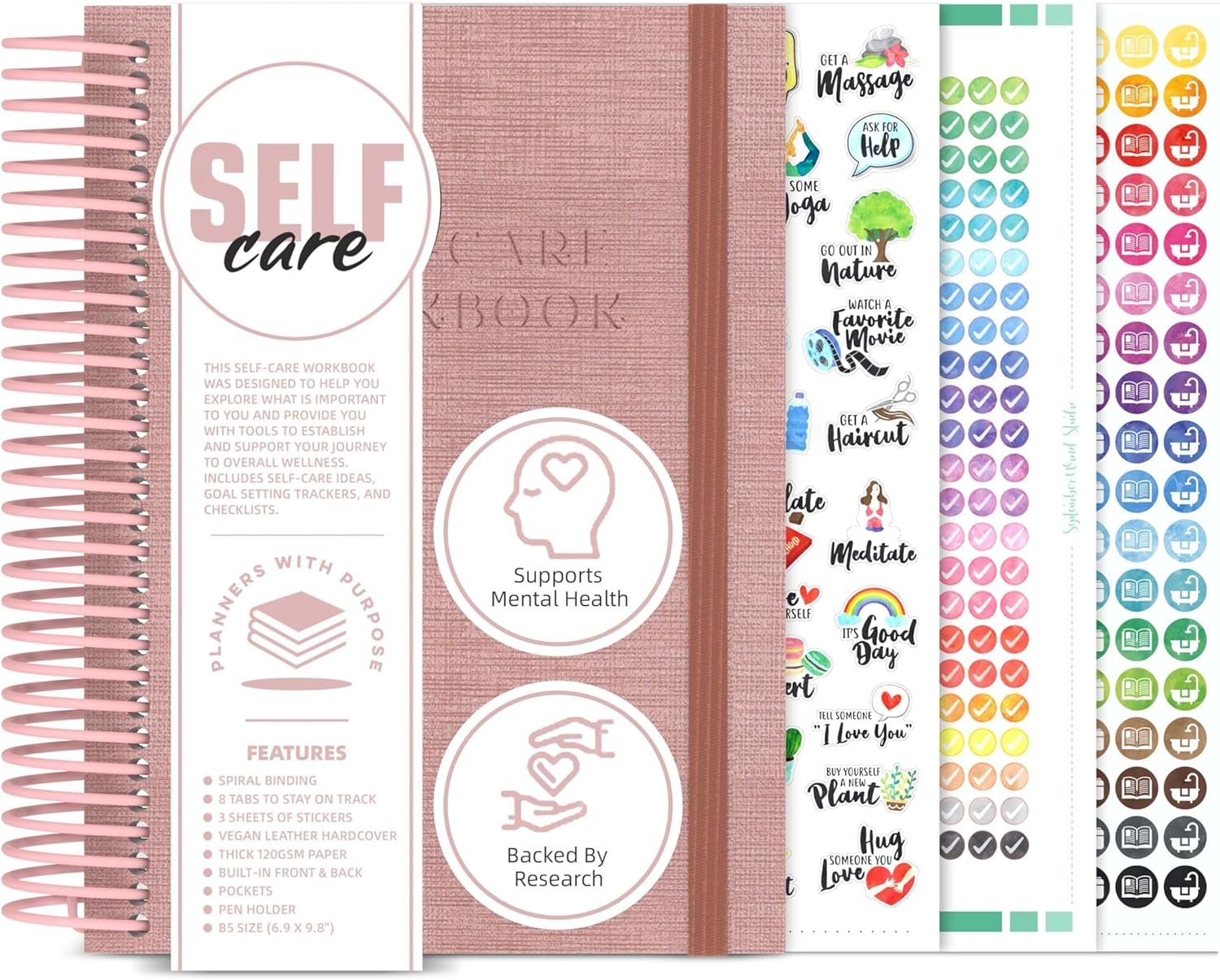 Self Care Journal – Guided Daily Reflection Notebook to Su...