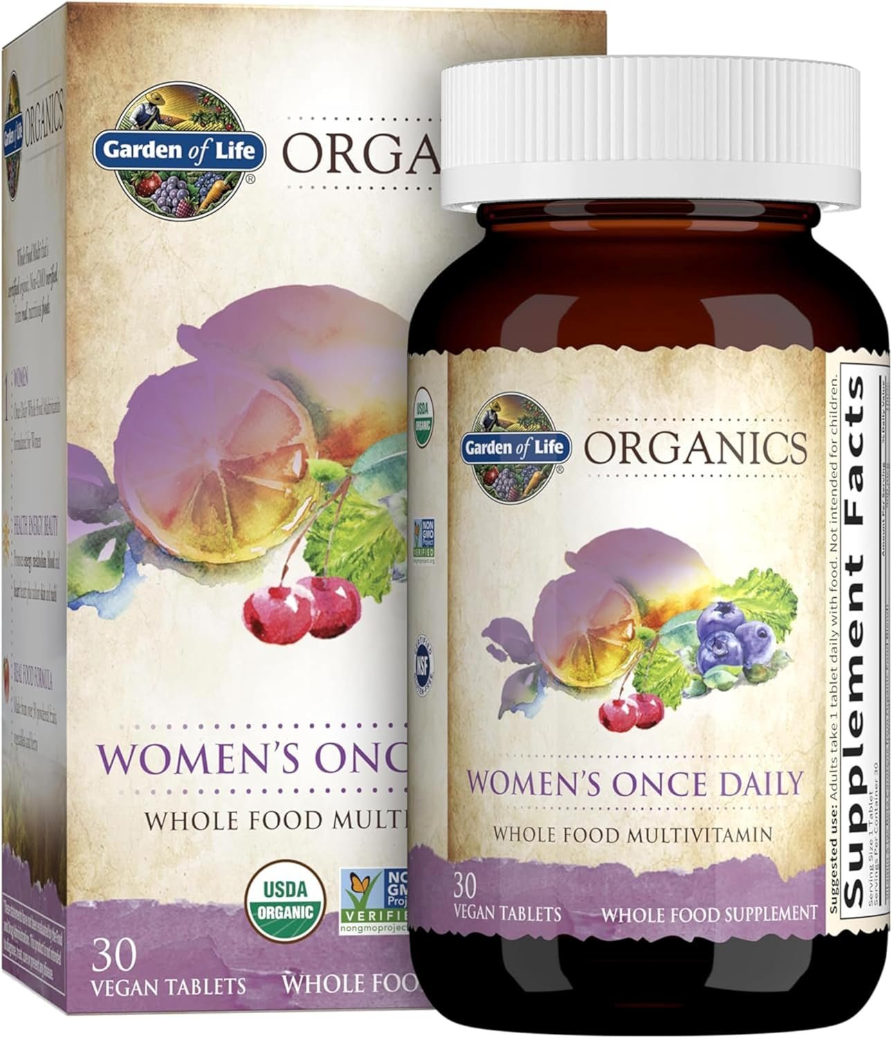 Garden of Life Organics Multivitamin for Women – Women...