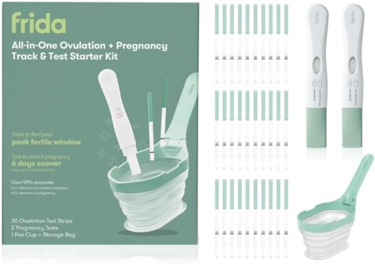 Frida Fertility All-in-One Ovulation & Pregnancy Test K...