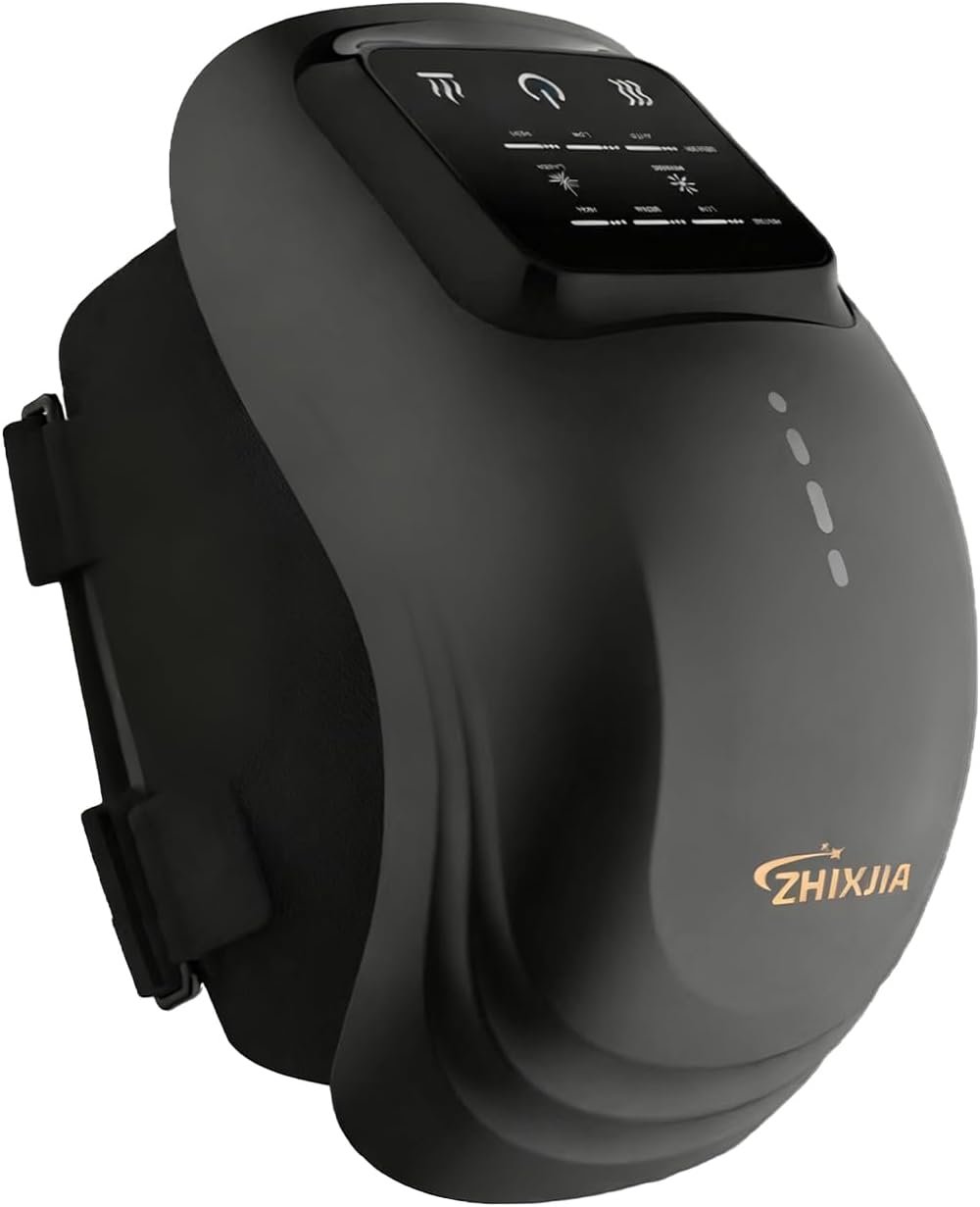 Knee Massager with Heat, 3-in-1 Smart Portable, 3 Vibration ...