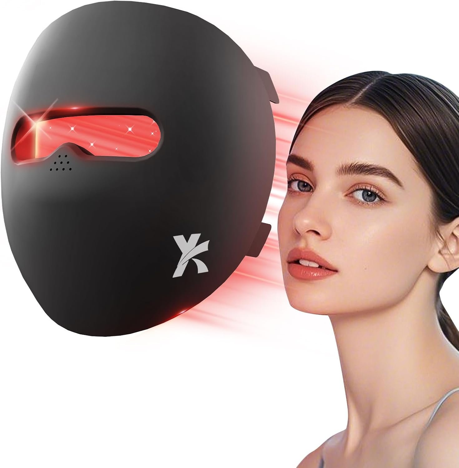 Red Light Therapy Mask for Face, LED Face Mask, Infrared  ...
