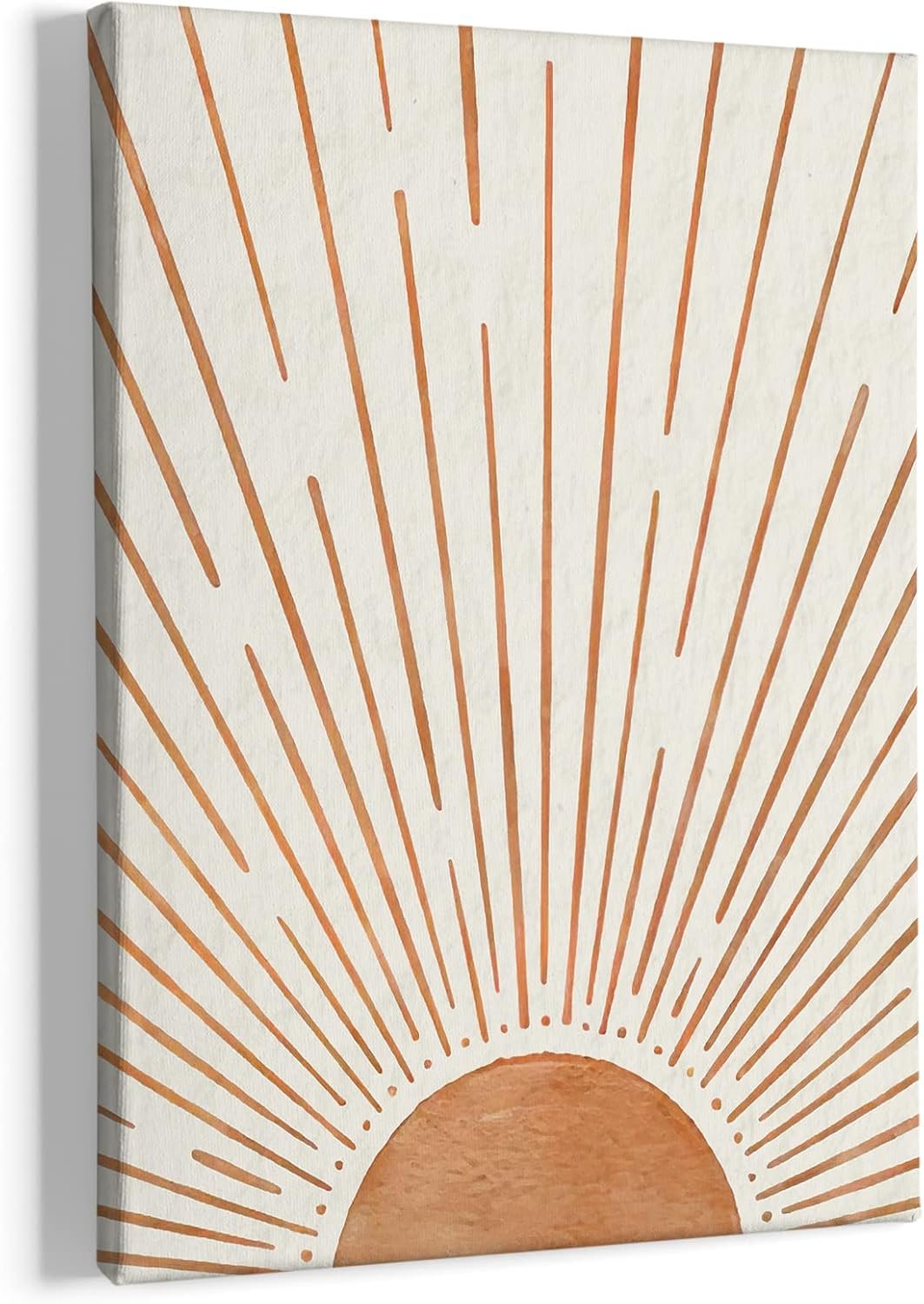 HIWX Boho Sun Framed Canvas Pictures, Boho Wall Art, Sunrise...