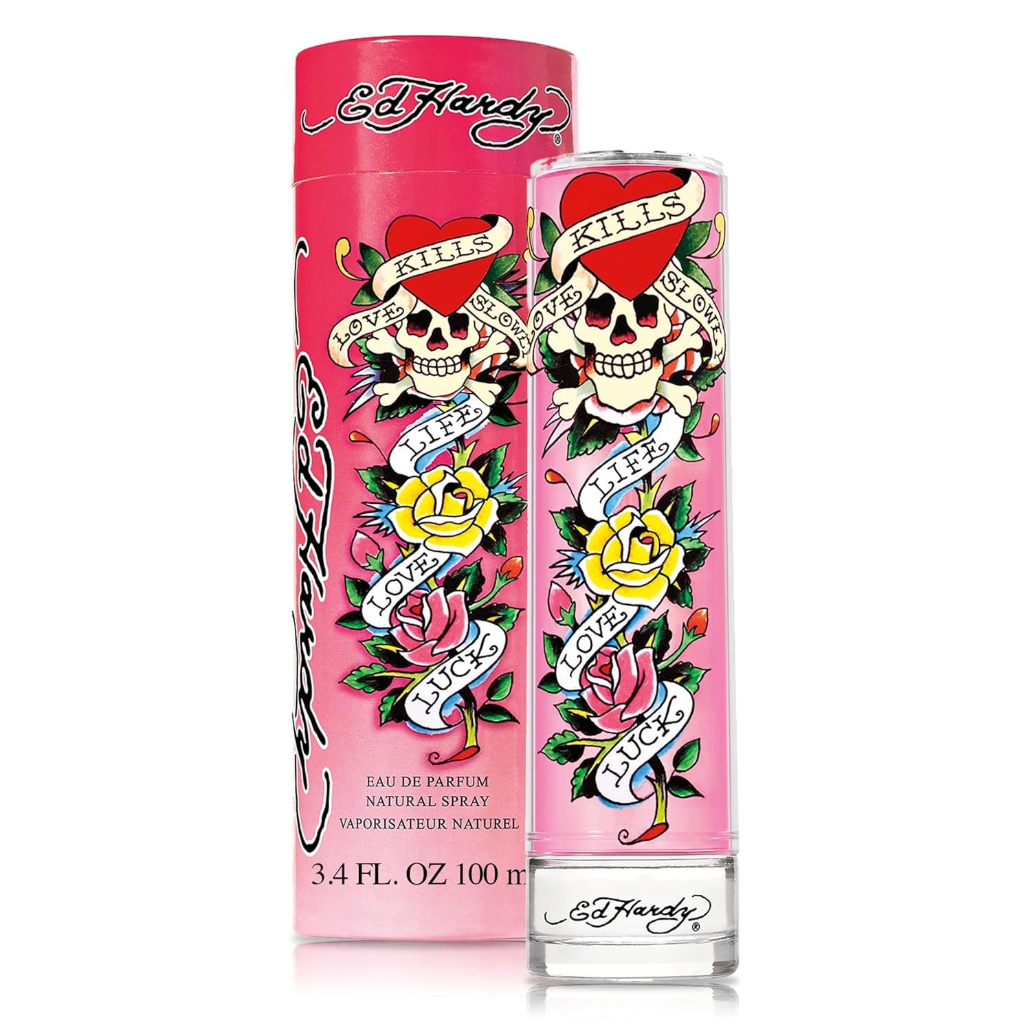 Ed Hardy Perfume for Women, Eau De Parfum Spray with Warm Am...