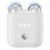 Mini Facial Firming Device, Microcurrent Facial Device, Face and Neck Skincare Device with Vibration Mode, Portable Facial Roller Massager Tool for Man and Woman, White