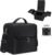 Large Makeup Carrying Train Case for Women, Black Travel Bag Storage Box,4 Tier Professional Nail Organizer Case with Adjustable Dividers for Nail Tools Jewelry MakeUp Brushes
