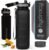 Hydracy Water Bottle with Time Marker -Large BPA Free Water Bottle & No Sweat Sleeve -Leak Proof Gym Bottle with Fruit Infuser Strainer & Times to Drink -Ideal for Fitness Sports & Outdoors