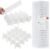 40Pcs Drawer Dividers, Adjustable Drawer Organizer for Socks, Underwear, Makeup, Can Help Tidy Kitchen, Bedroom, Dresser White