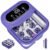 Foot Spa Electric Rotary Massage, Collapsible Foot Bath with Heat, Bubble,Temp Control, and 24 Motorized Shiatsu Massage Balls, Pedicure Foot Spa for Feet Relaxation (Blue)