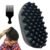 Rubber Afro Hair Brush for Curly Coily 4C Hair –Durable Washable Non-Slip Styling Tool for Twist Curl, Magic Curly Barber Curl Twist Comb for Home Salon Women Men