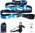 BOB AND BRAD 12 Loop Yoga Stretch Strap – Non-elastic for Stretching, Physical Therapy, Pilates, Dance, Gymnastics, and Athletic Trainers With Carry Bag