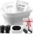 Ionic Foot Bath Detox Machine,Foot Detox Foot Bath Soak Tub with 2 Arrays,80 Disposable Foot Bath Liners,Detox Sea Salt,Folding Foot Spa Bucket,Home Salon-Level Foot Soaking Tub2