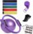 YXILEE Pilates Ring Circle Set – Workout at Home Workout Equipment Women – Booty Bands Stretching Equipment Pilates Mini Exercise Ball for Legs Arms and Thighs