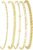 BERISO Gold Bracelets for Women, Elegant Adjustable 14K Gold Plated Bracelet for Women, Trendy Minimalist Dainty Gold Bracelet for Everyday Wear