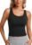 CRZ YOGA Butterluxe Double Lined Tank Tops for Women – Workout Casual Scoop Neck Racerback Crop Sleeveless Shirt