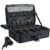 gzcz Travel Makeup Bag,Professional Cosmetic Bags for Women,Portable Makeup Brush Case Organizer Storage with Adjustable Dividers and Shoulder Strap (Medium)