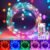 Minetom Fairy Lights Color Changing – 33FT 100 LED String Light with Remote, 16 Single Colors & 6 Holiday Colors,12 Modes, USB Fairy Lights for Bedroom, Halloween Light for Indoor Classroom Christmas