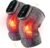 MOAJAZA Heated Knee Massager Shoulder Heating Pads Elbow Brace 3 in 1 with Vibration, Cordless Rechargeable Heating Knee Warmers Wrap for Shoulder Elbow Knee Stress Relief 2 Packs