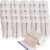 Reginary 20 Pack 4 Inch Elastic Bandage Wrap with Self Closure on Both Ends Athletic Stretchable Compression Bandage for Legs, Knees, Ankles, Wrists, Elbows, Shoulders (Blue Trim)